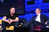 Elon Musk pictured with An Taoiseach Enda Kenny during the final panel discussion of The Summit.