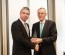 Ian Hyland, Business & Finance and Ireland INC presents Gary McGann, Smurfit Kappa Group with his award