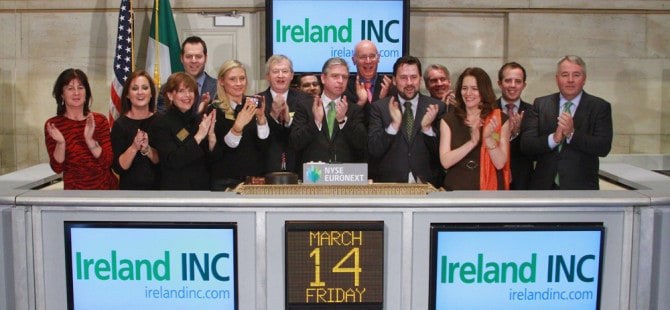 Ireland Day Bell Ring at NYSE