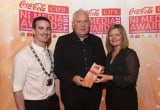 CIPR PHOTOGRAPHER OF THE YEAR: John McVitty, 'Impartial Reporter' with Chris Love CIPR NI chair and Mandy Harrison, Harrison Photography.
