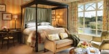One of the many lavish suites at Ballynahinch
