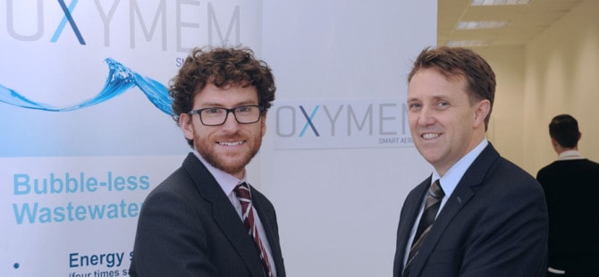 Pictured are Dr Eoin Syron, co-founder and Wayne Byrne, CEO, OxyMem