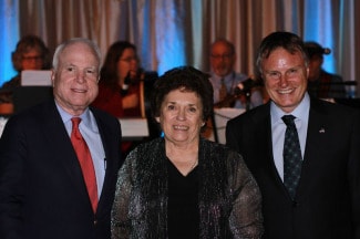 Senator John McCain, Senior United States Senator from Arizona; Janice Ryan Bryson, historian and author of 'Irish Arizona'; John Hartnett, founder and president of the ITLG, Silicon Valley.