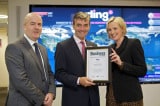 John Glenny, partner, MERC Partners; Mark Roden, founder and CEO, ding*; Ruth Curran, managing partners, MERC Partners.
