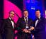 Ian Hyland, Business & Finance; Mark Walton, Voya, winners of the Enterprise of the Year Award; Ken Burke, AIB