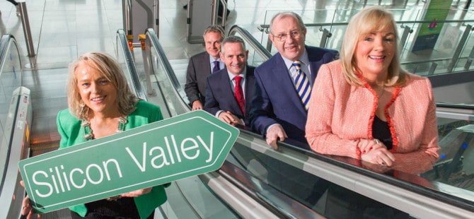 Pictured: Councillor Mags Murray, Mayor of Fingal; John Harnett, president, ITLG ; Paul Reid, chief executive, Fingal County Council; Tony Lambert, chief executive, Fingal Dublin Chamber of Commerce; Louise Phelan, vice-president of Global Operations in EMEA, PayPal.