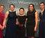 Heather O’Brien, Paula Fitzpatrick, Lynne Cantwell and Fiona Coughlan, Irish women’s rugby and winners of ‘Team of the Year’; Martina McDermott, CityJet