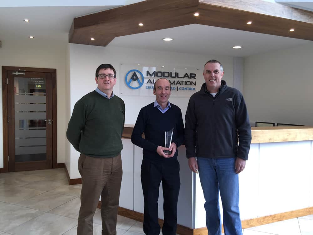 Martin Dolan, commercial director, Mike Lane, managing director, and Shane Quilligan, operations director