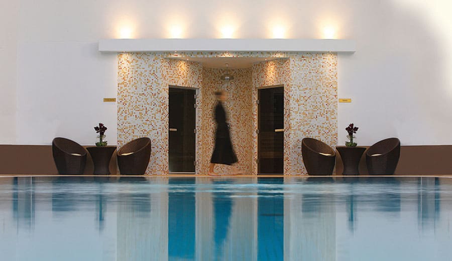 The swimming pool at The Shelbourne Spa
