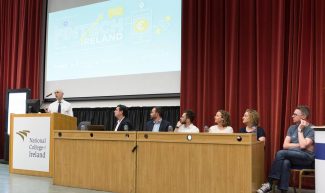 GALLERY: Peter Oakes moderates fintech panel discussion an NCI