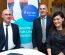Mark Kennedy, Jim Dowdall and Lisa McLoughlin of Irish Life Health. Business and Finance CEO100 event, Shelbourne Hotel, Dublin, Wednesday 18th October 2017. Photo: Karl Burke/Business and Finance.