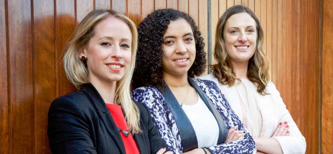 Elva Carri, Áine Mulloy and Pamela Newenham GirlCrew, social media, women