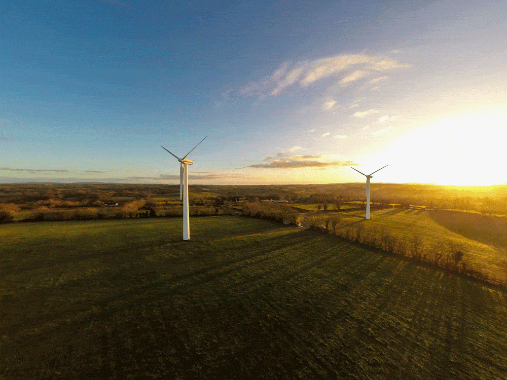 Pictured: Turbines at NTR's Trillick project in Co Tyrone. 