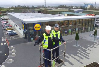 Solar panels installed at Lidl in Nenagh.