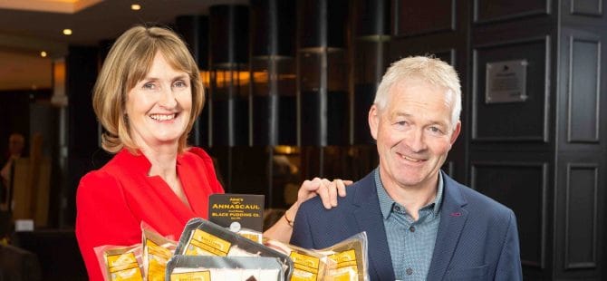 Pictured ahead of the 2019 National Enterprise Awards are finalists Elaine and Thomas Ashe from Annascaul Black Pudding Co., who are representing Local Enterprise Office Kerry on May 29th in Dublin’s Mansion House. The gala event is organised by the Local Enterprise Offices every year to celebrate the achievement of Ireland’s micro-enterprises. Finalists representing all 31 Local Enterprise Offices in local authorities will be competing for a share of the €40,000 prize fund and the special guest on May 29th is the Minister for Trade, Employment, Business, EU Digital Single Market and Data Protection, Pat Breen T.D. The winners of the National Enterprise Awards, since their inception in 1998, now have an annual turnover in excess of €131million and employ almost 850 staff (www.localenterprise.ie). Photo Martina Regan