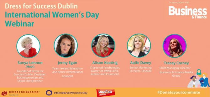 Dress for Success Dublin, International Women's Day webinar