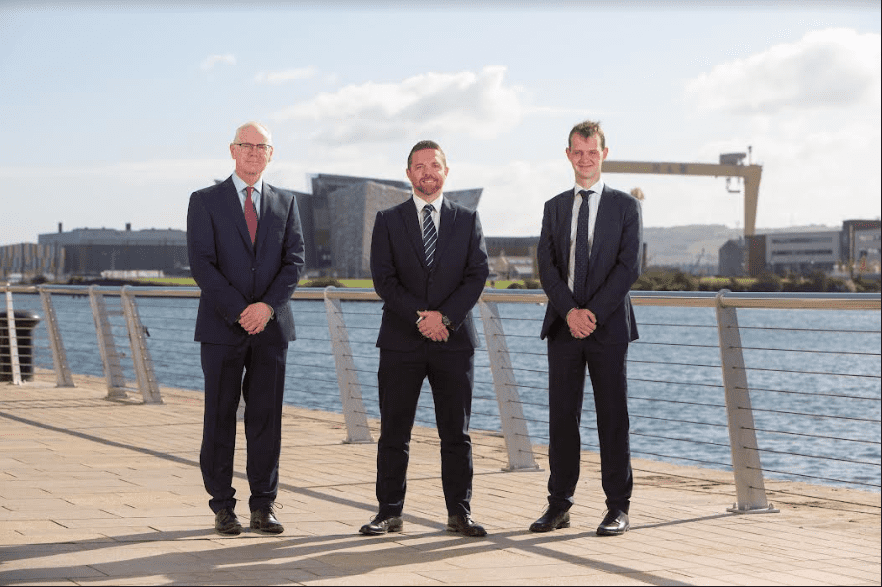Pictured (L-R): Consulting Partner at Baker Tilly Mooney Moore Donal Laverty pictured with Senior Management Consultant Ryan Connor and HR & Organisational Design Consultant Fintan Eastwood.