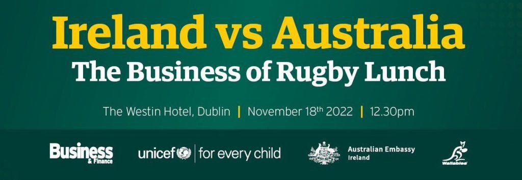 the business of rugby lunch