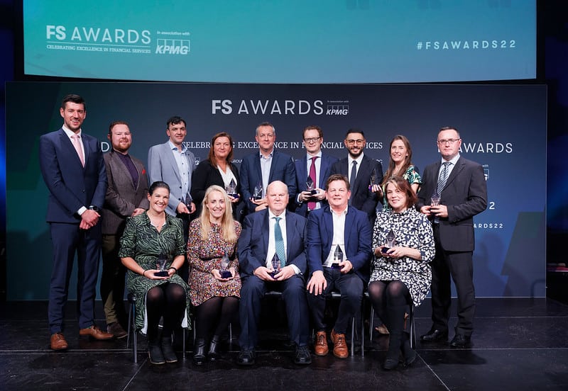 The winners at the Business & Finance FS Awards 2022 at the Mansion House Dublin. Picture Andres Poveda