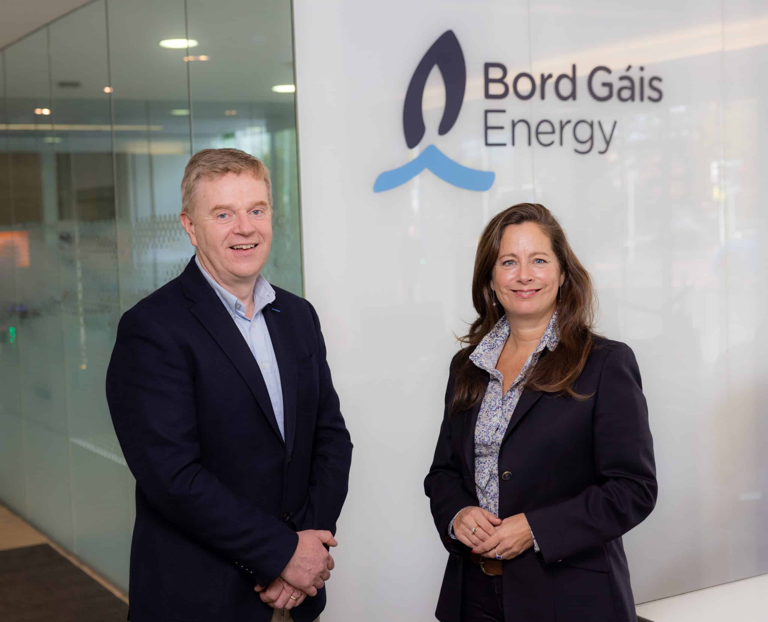 Denis O’Sullivan and Kerry McConnell being appointed as Director of Assets and Chief Financial Officer, respectively at Bord Gais Energy an energy supply and services company