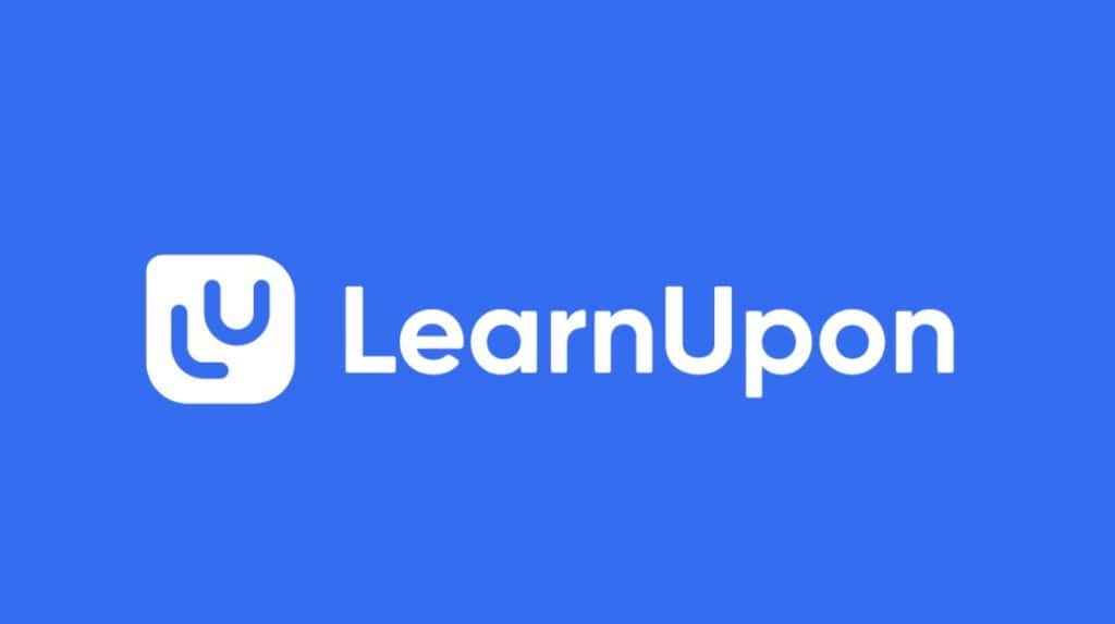LearnUpon logo - A stylized 'L' and 'U' interlocked, representing the brand's identity and commitment to learning solutions