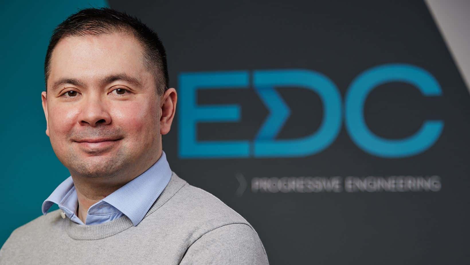 Headshot of Richard Coughlan, newly appointed Group Commercial Director at EDC.