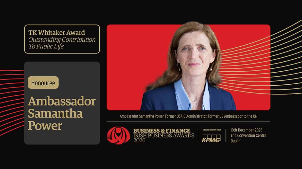 TK Whitaker Award 2027 - Ambassador Samantha Power